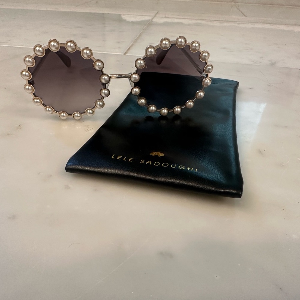 COPY - Lela Sadoughi PEARL ELTON SUNGLASSES